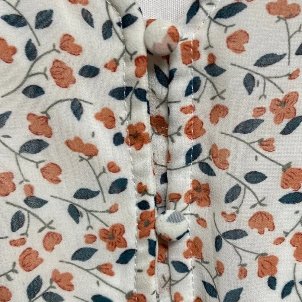 Sheer Dress Floral by Hayden Los Angeles | Large | Bridal | Wedding | Bohemian - Picture 4 of 10